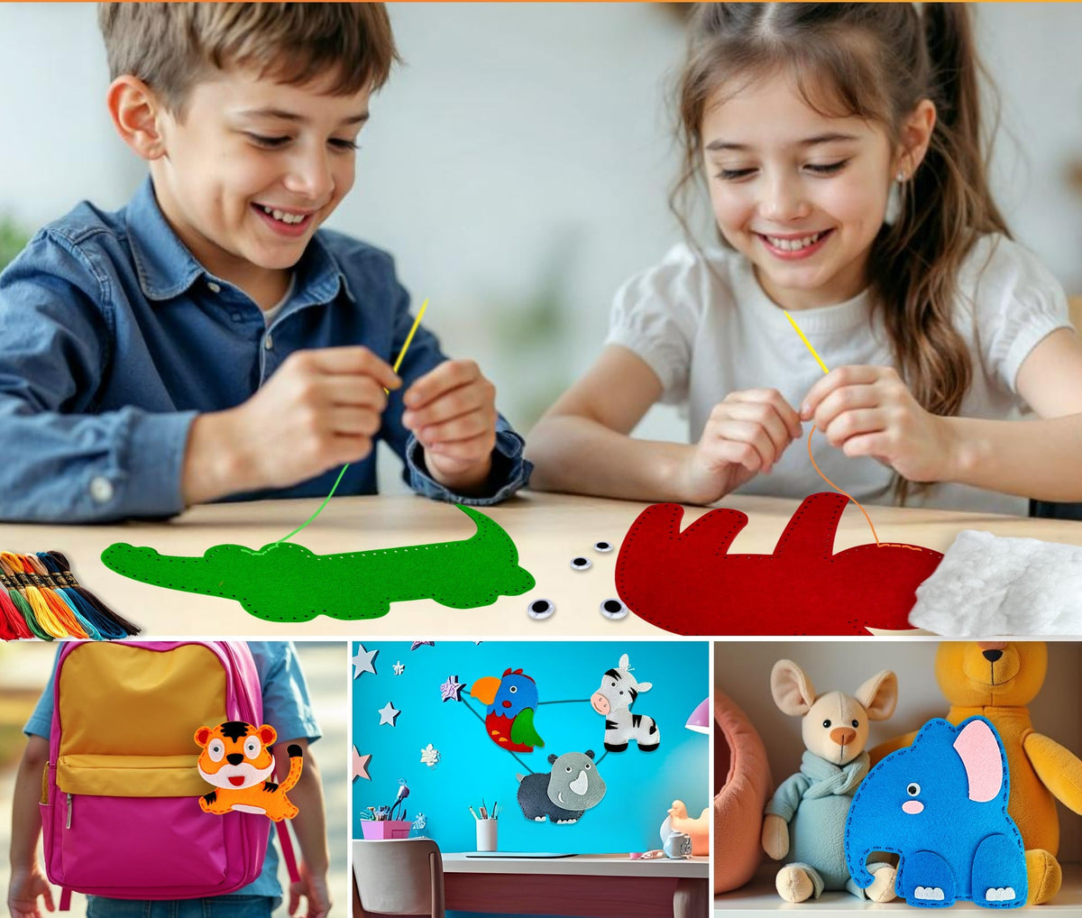 Sewing Kit for Kids – Fun & Easy Arts & Crafts for Beginners