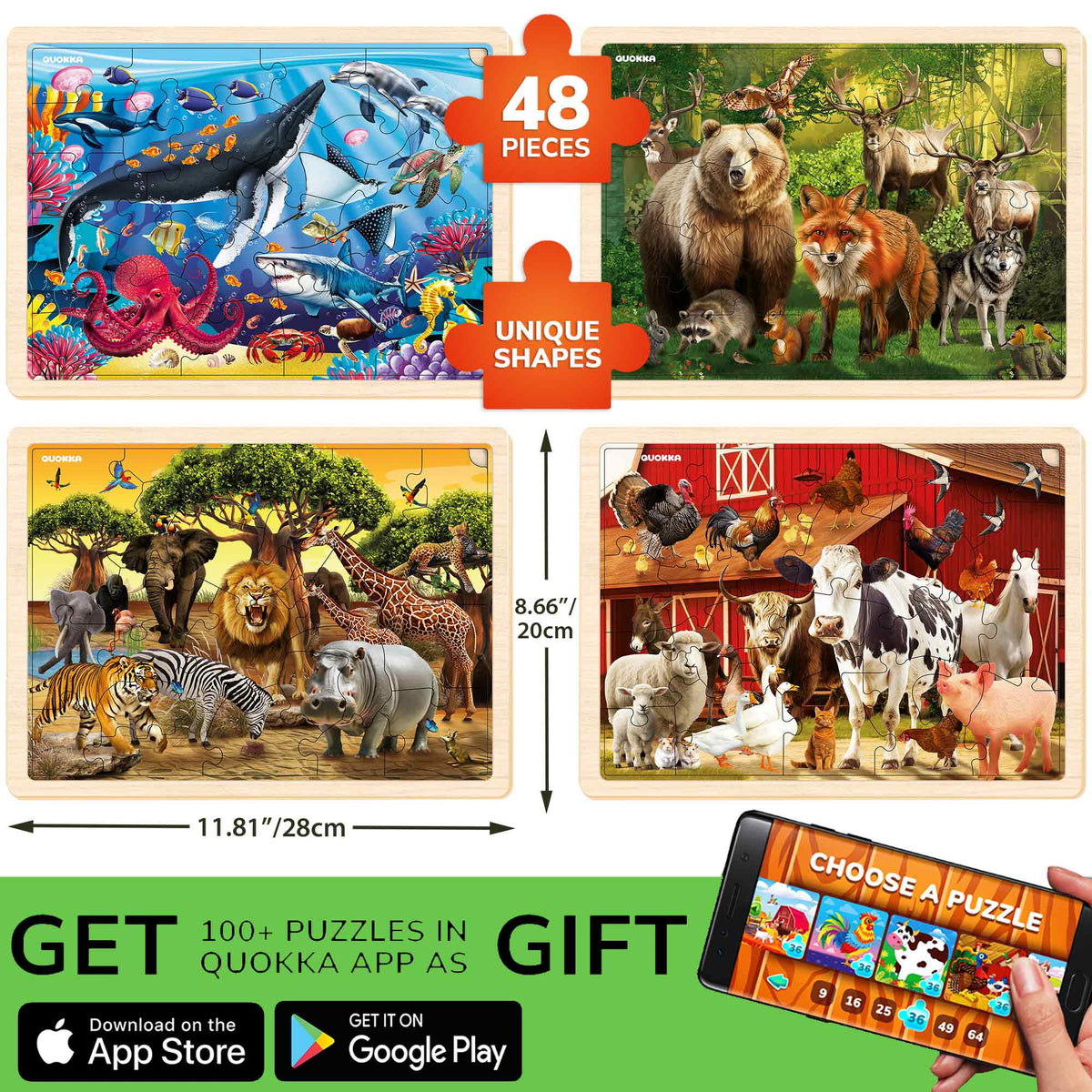 Wooden Puzzles for Kids
