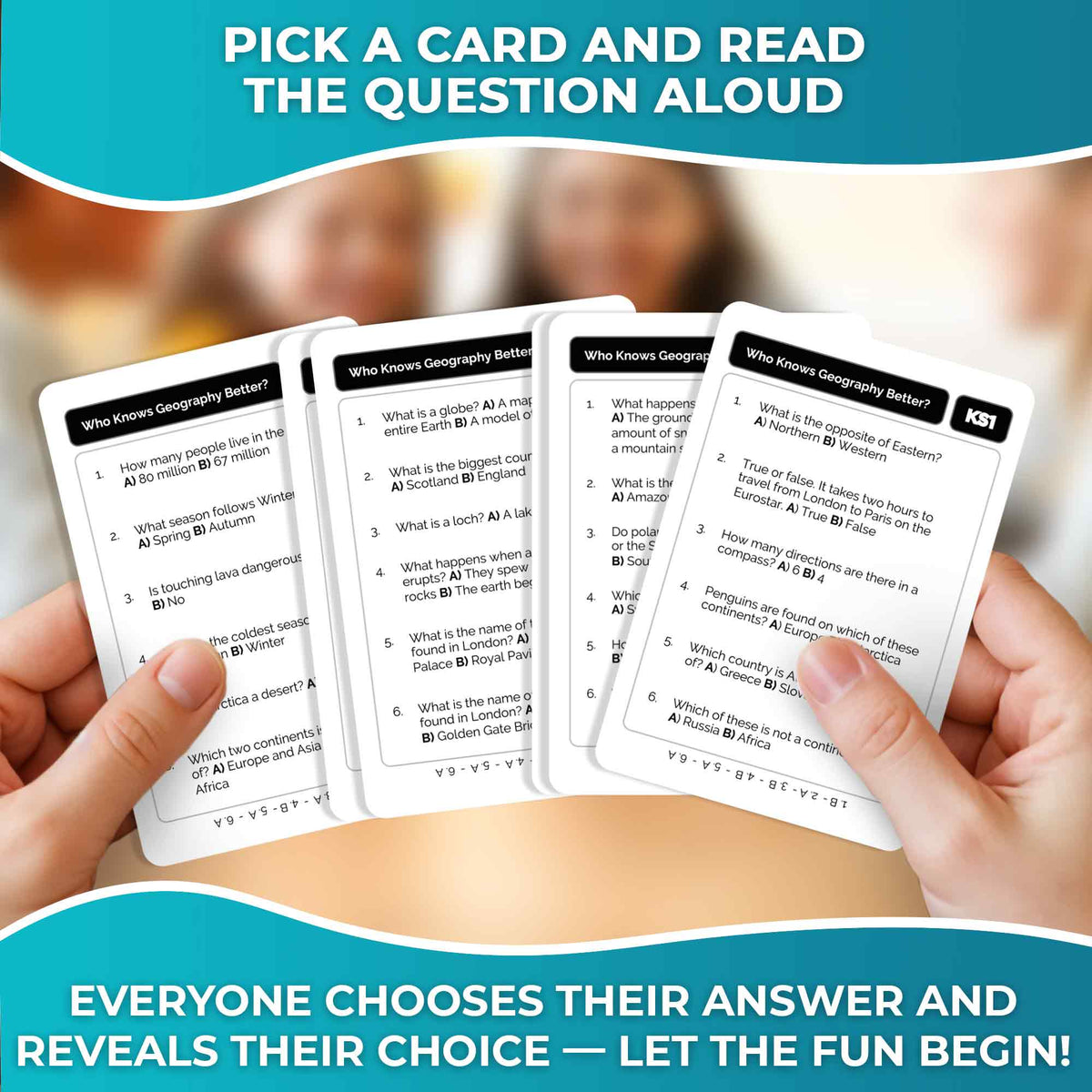 Trivia Game Who Knows Geography Better? for Kids & Family