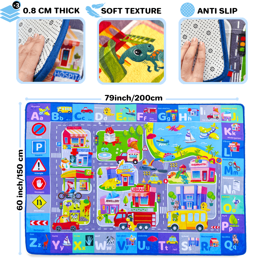 Large Baby Play Mat for Floor