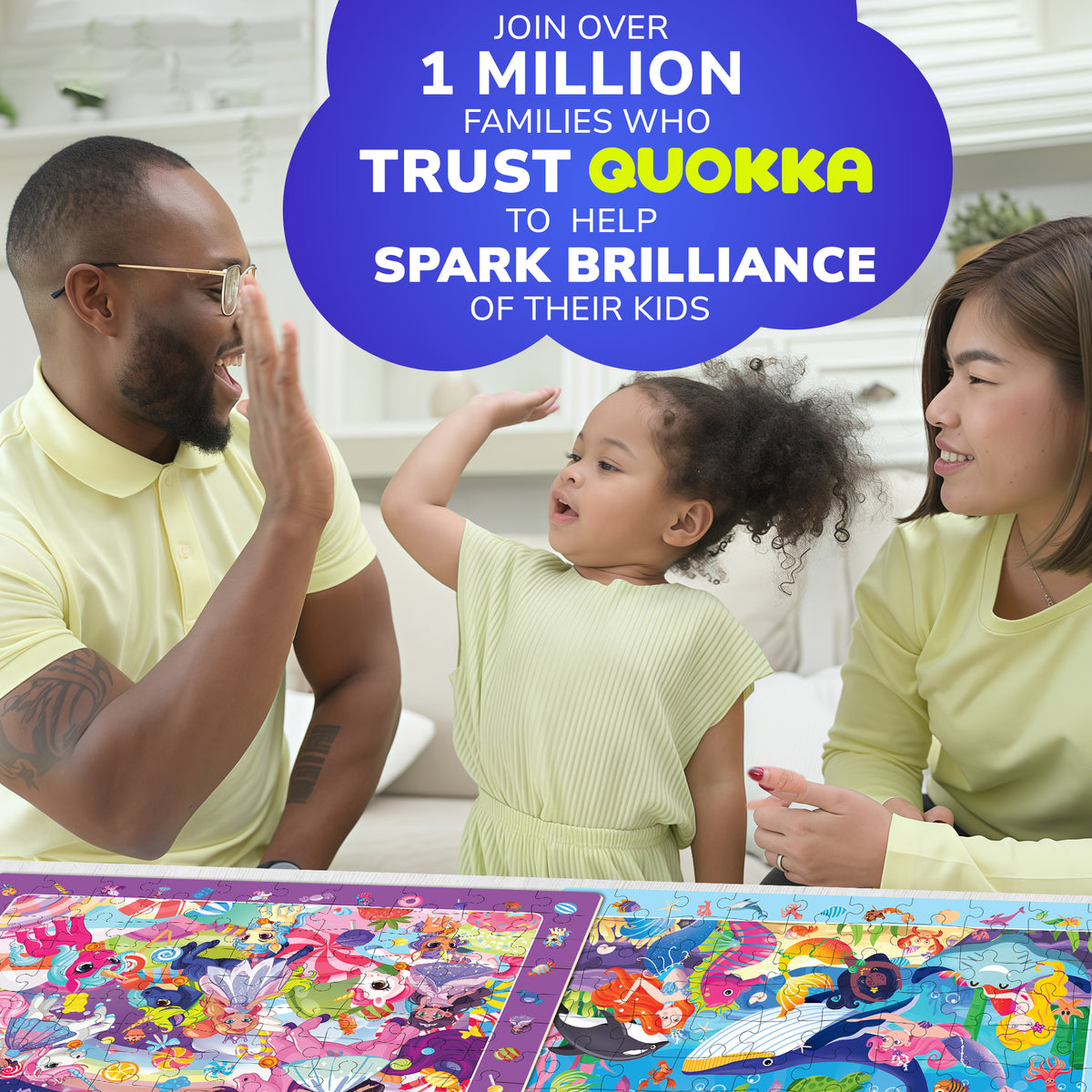 100 Pcs Puzzles for Kids | Unicorns, Amazonians