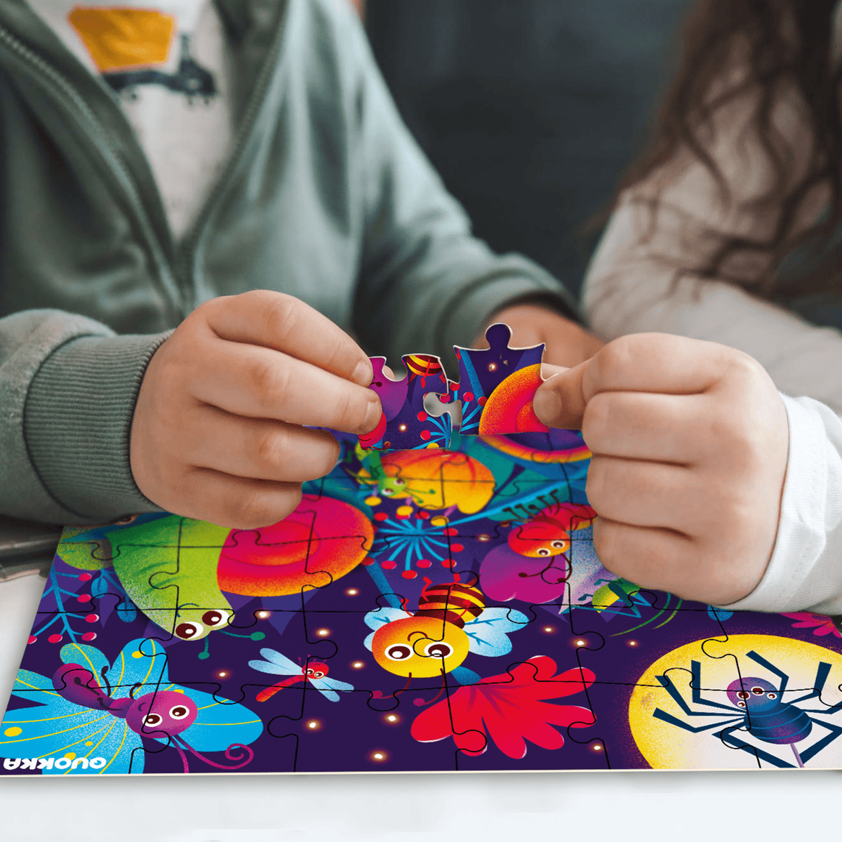 QUOKKA 30 Pieces Puzzles for Kids | Dinosaur, Bugs & Animals