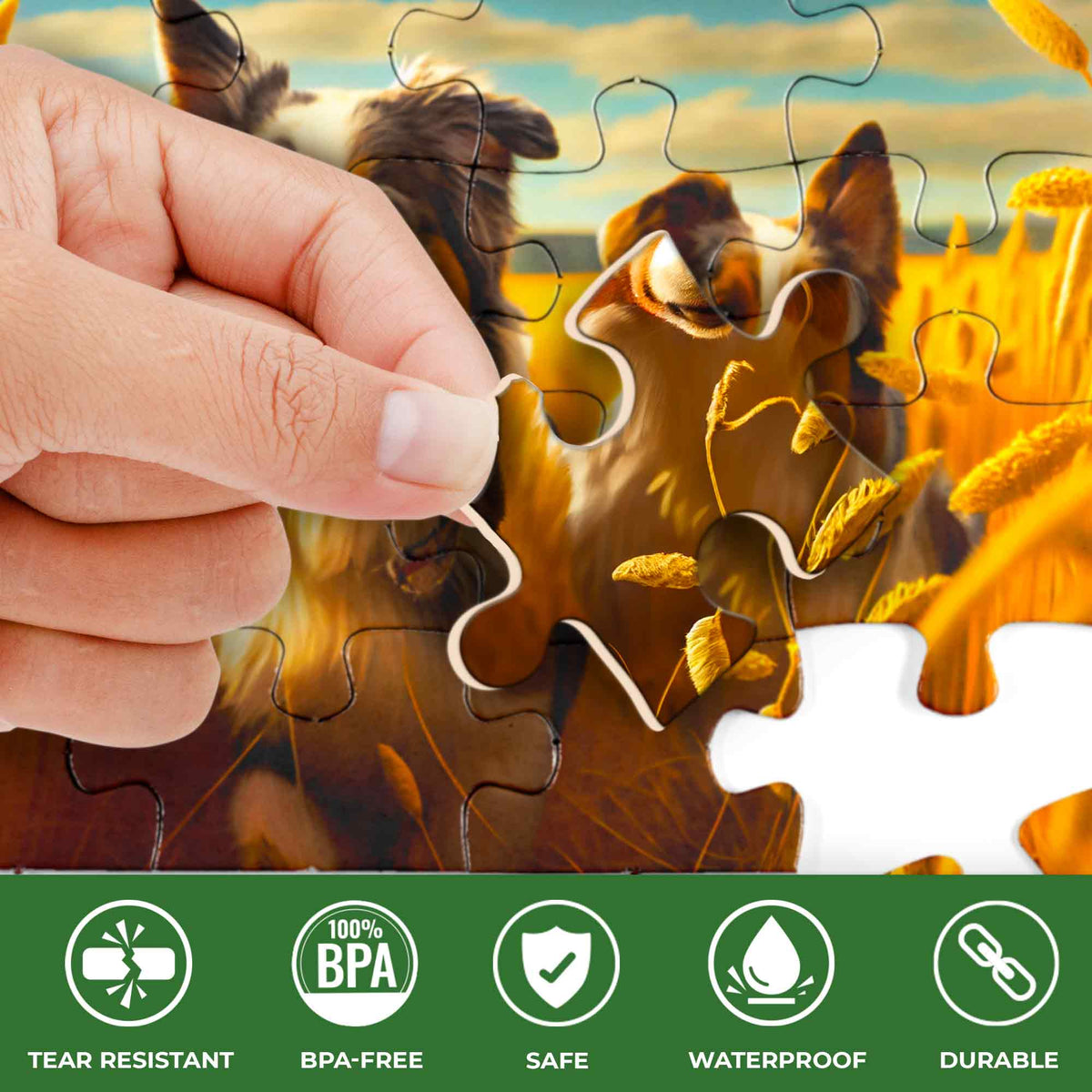35 Piece Dementia Puzzles for Elderly | Birds, Dogs & Cats