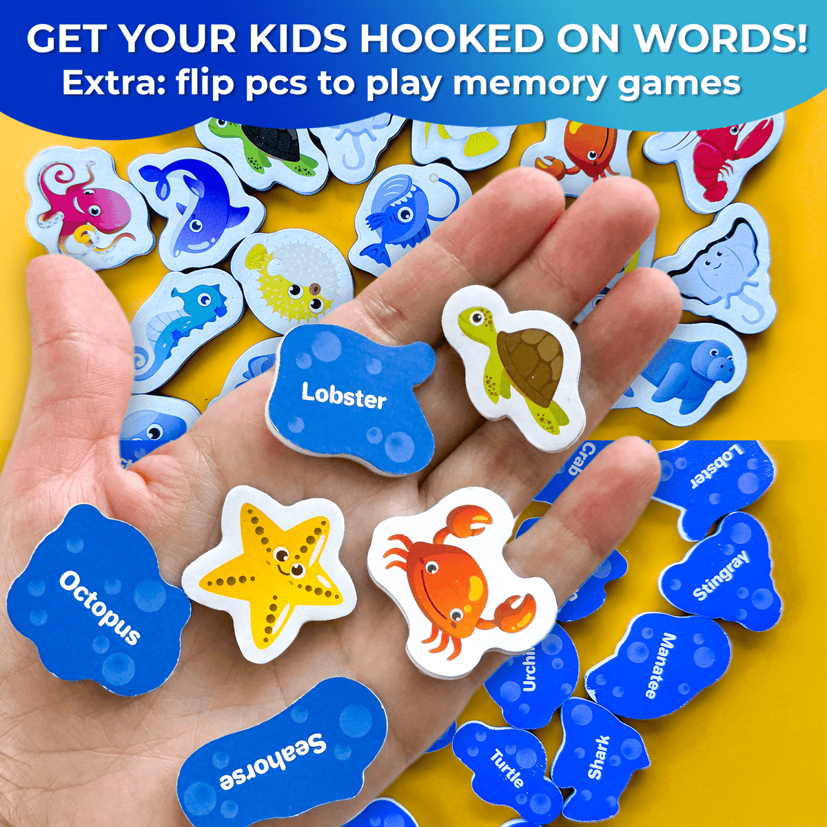 QUOKKA Fishing & Memory Game for Kids