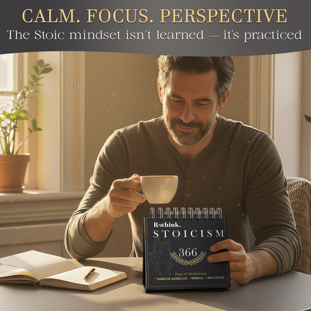Stoicism Calendar For Adults – 365 Daily Quotes & Stoic Affirmations