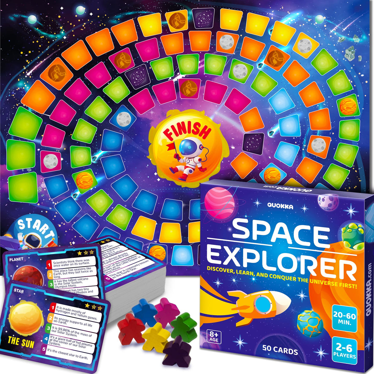 Space Board Game for Kids 