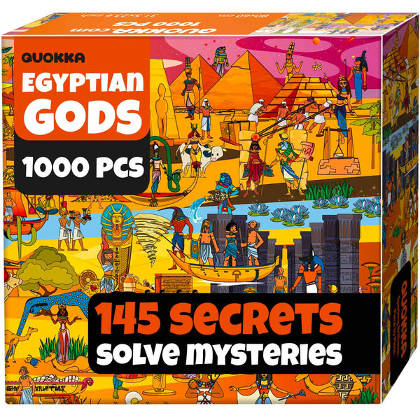1000 Piece Puzzle for Adults With Hidden Tasks | Egyptian Gods