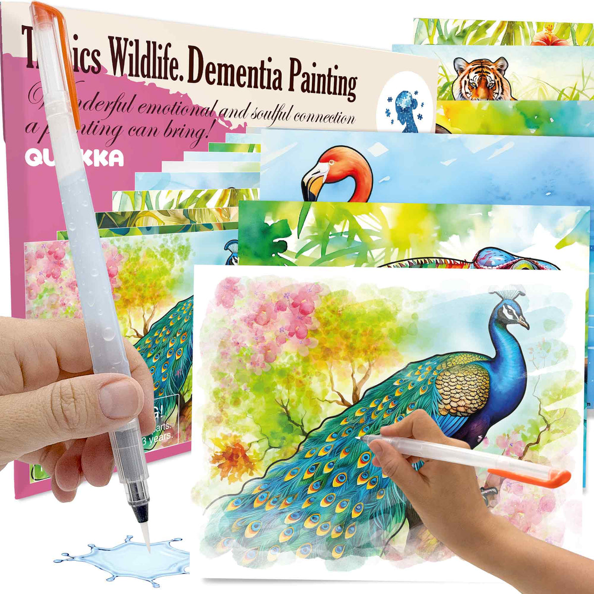 Water Painting Dementia Activities for Seniors