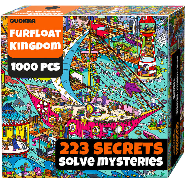 1000 Pcs Puzzle for Adults with Hidden Tasks | Furfloat Kingdom