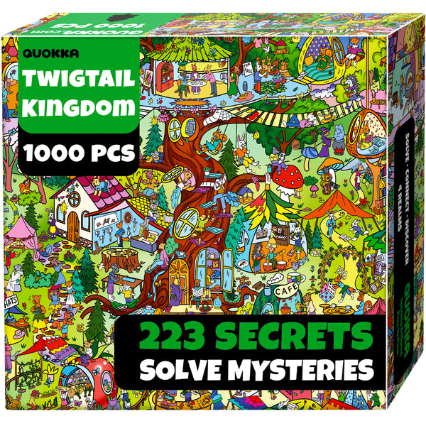 1000 Pcs Puzzle for Adults with Hidden Tasks | Twigtail Kingdom