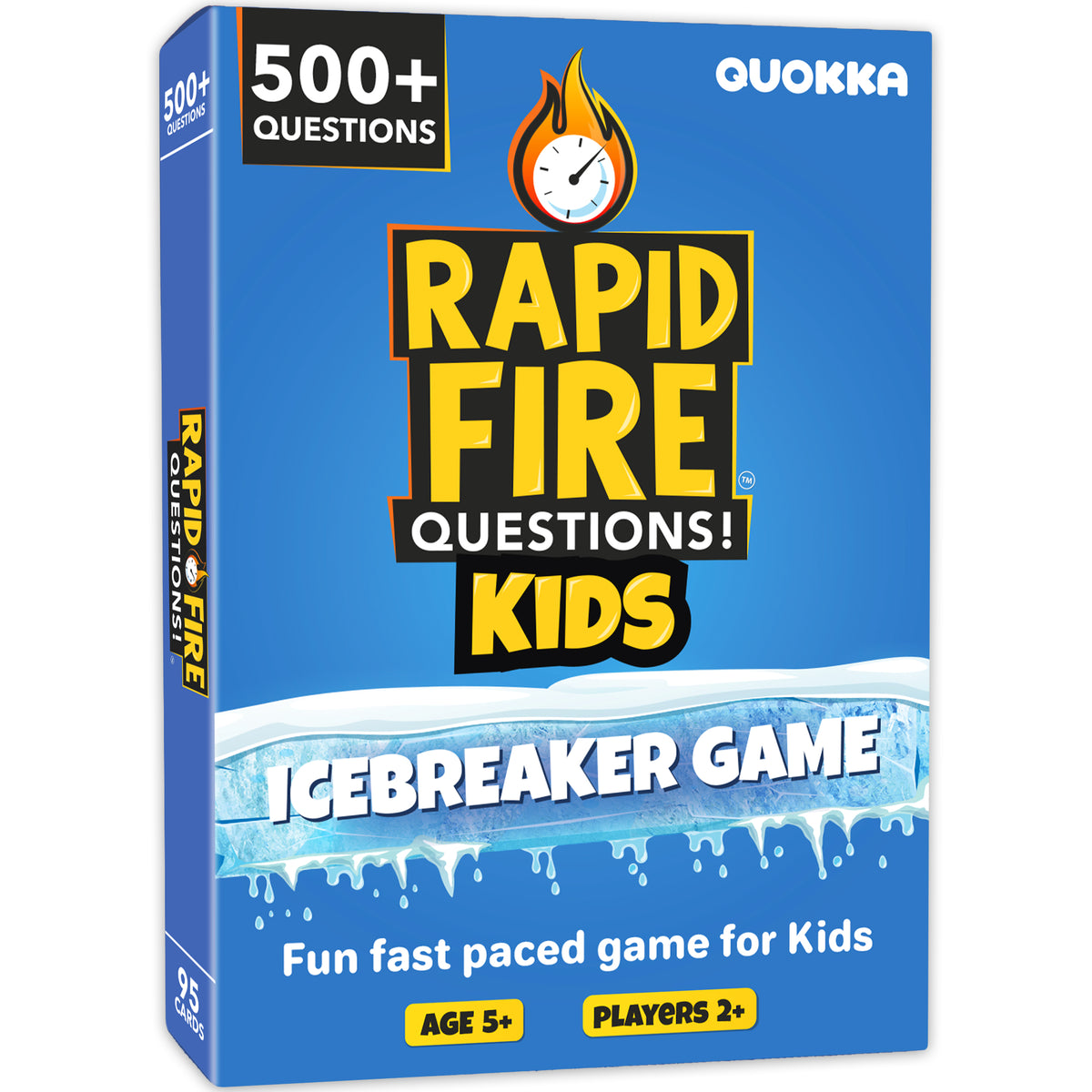 Rapid Fire Conversation Cards Game for Kids I 95 Cards