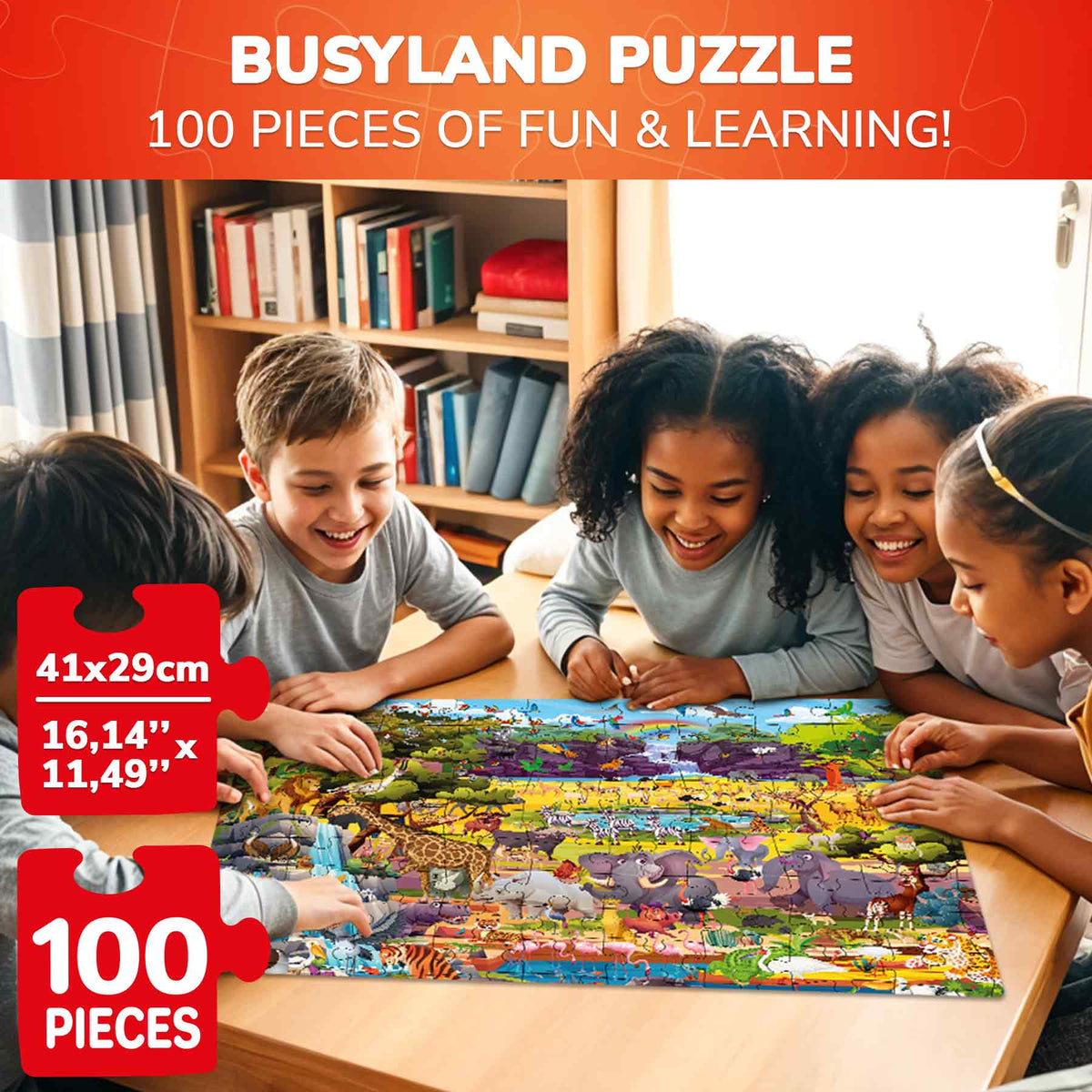 100 Pieces Puzzles for Kids