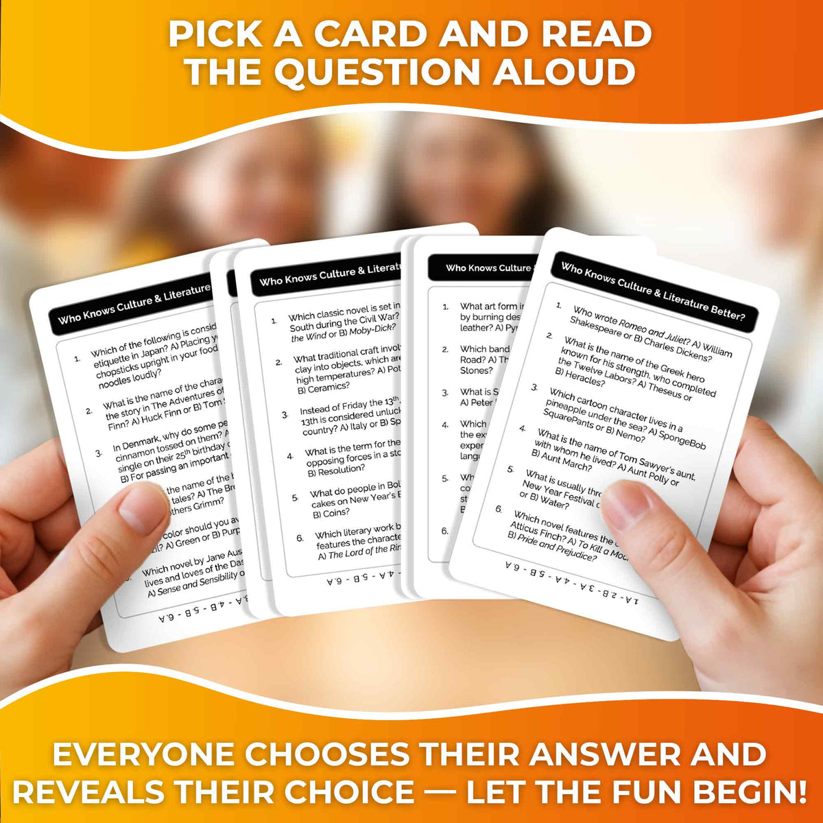 Trivia Family Game Who Knows Culture Better? 500+ Questions