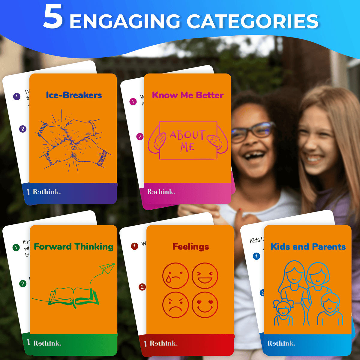 QUOKKA Rethink!: Conversation Starters for Kids and Family 