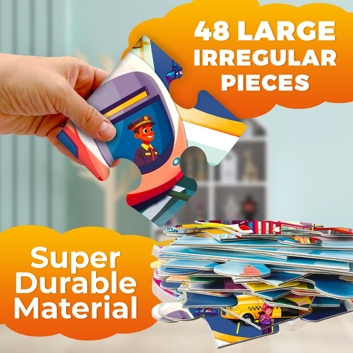48 Piece Puzzles for Kids 