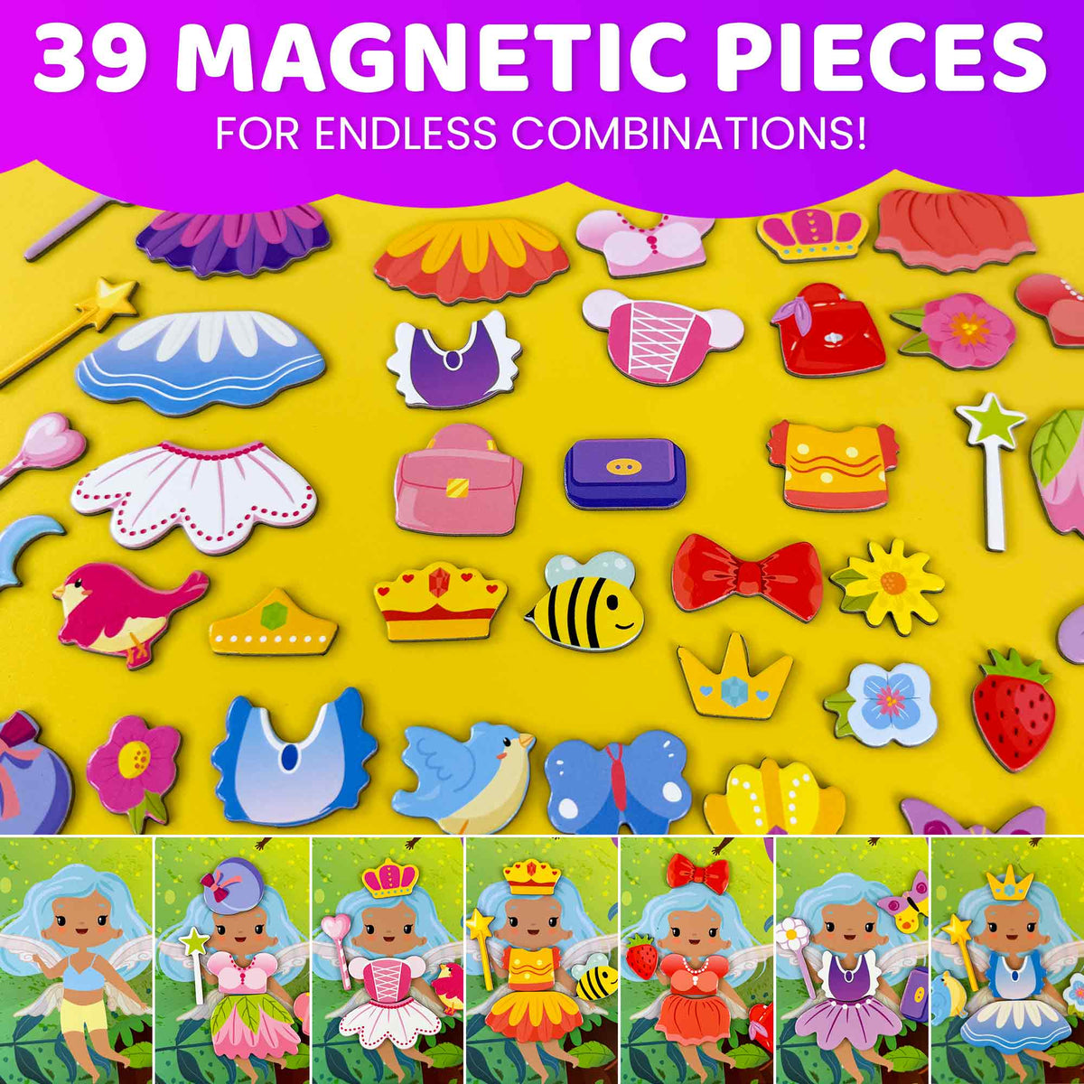 Creative Magnetic Play Set for Home or Travel