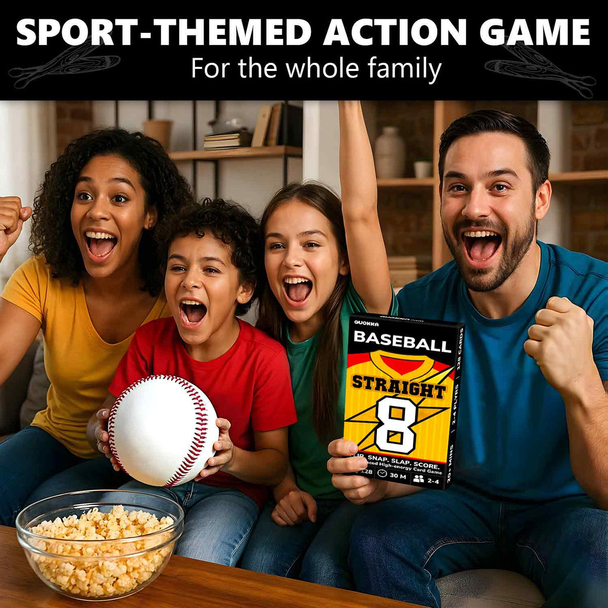 Fast-Paced Baseball Card Game for Kids & Adults