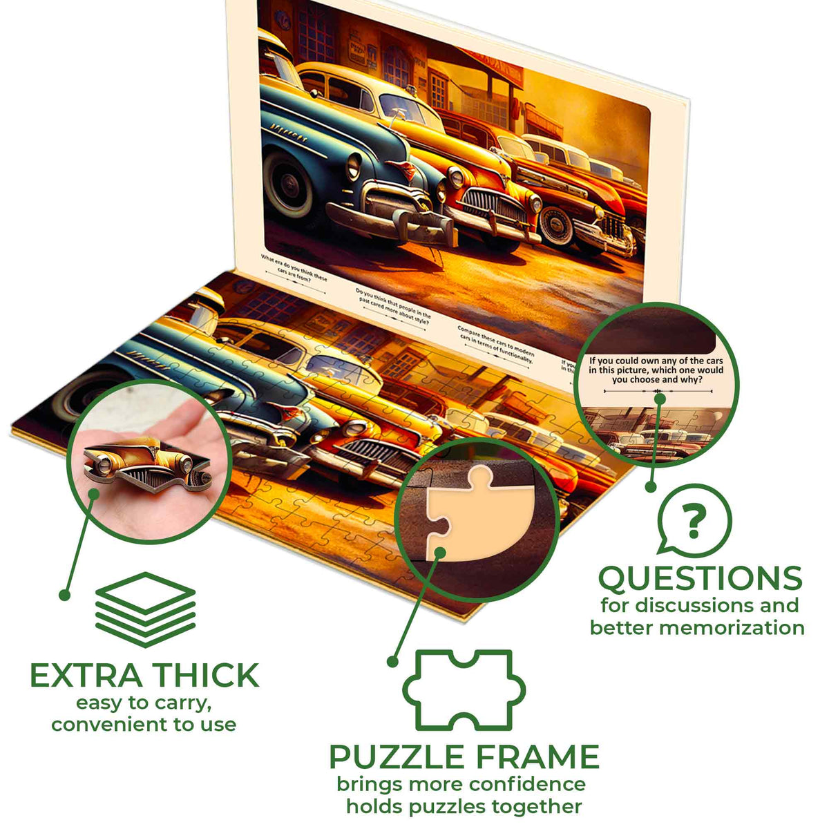 100 Pcs Dementia Puzzles for Elderly | 3 Alzheimers with Animals