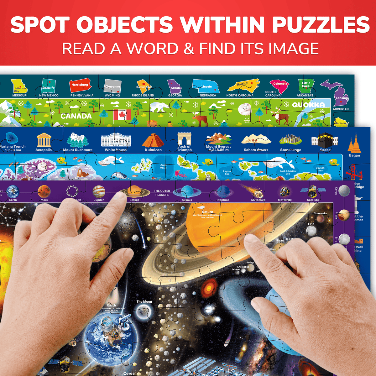 Learning Games World Map & Space