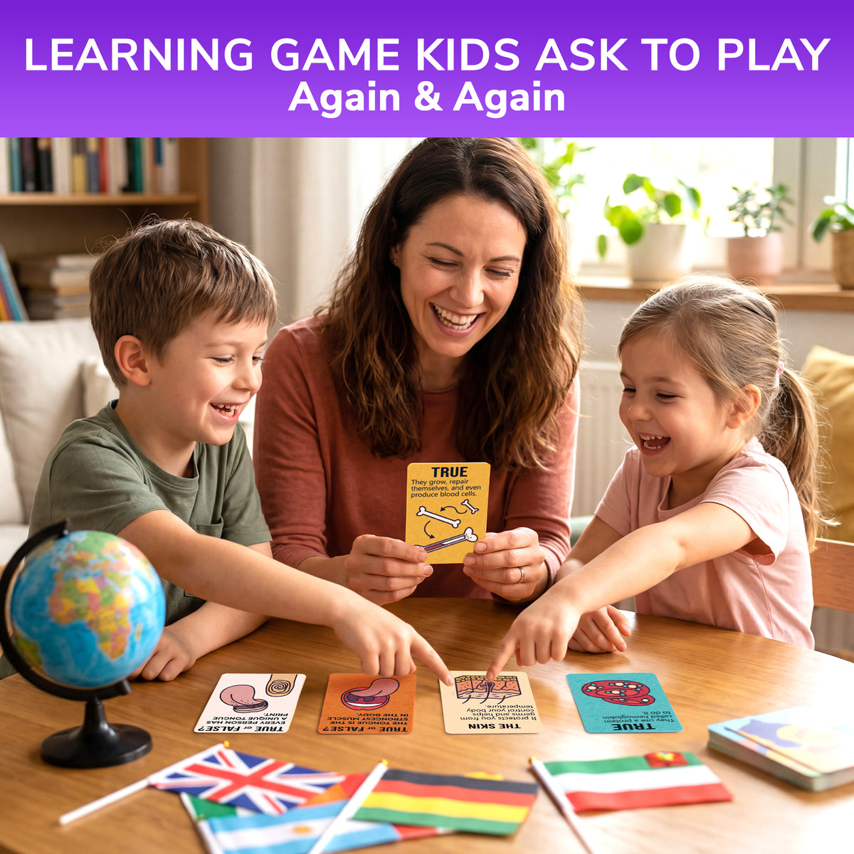 Trivia Card Game for Kids – Human Body Facts & Anatomy