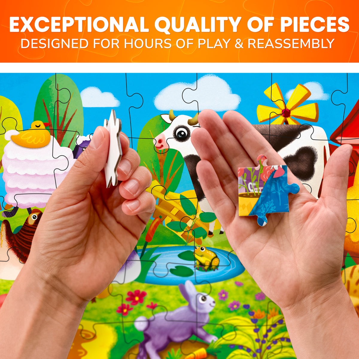 30 Piece Puzzles for Kids | Forest,  Ocean & Africa Animals