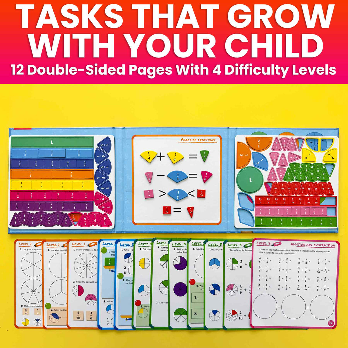 Magnetic Fractions Set – Hands-On Math Learning