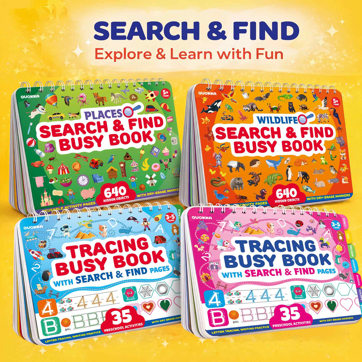 Busy Book for Toddlers - Fantasy Search and Find Activity Pad